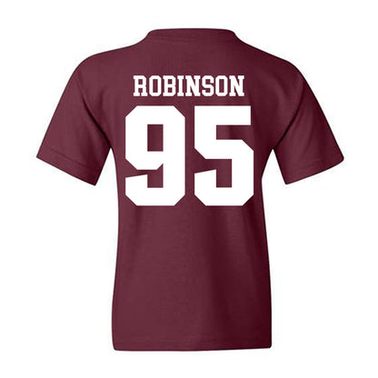 SIU Carbondale - NCAA Football : Caillou Robinson - Classic Shersey Youth T-Shirt-1
