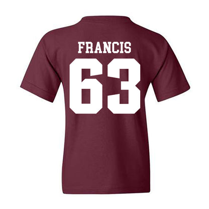 SIU Carbondale - NCAA Football : Kellen Francis - Classic Shersey Youth T-Shirt-1