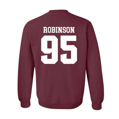 SIU Carbondale - NCAA Football : Caillou Robinson - Classic Shersey Crewneck Sweatshirt-1