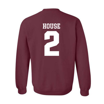 SIU Carbondale - NCAA Men's Basketball : Quelron House - Classic Shersey Crewneck Sweatshirt-1