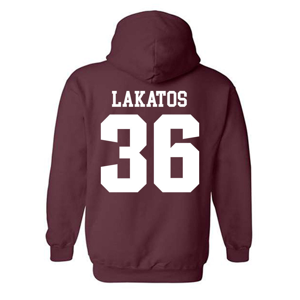 SIU Carbondale - NCAA Football : Clayton Lakatos - Classic Shersey Hooded Sweatshirt-1