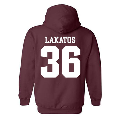 SIU Carbondale - NCAA Football : Clayton Lakatos - Classic Shersey Hooded Sweatshirt-1
