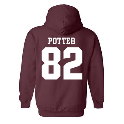 SIU Carbondale - NCAA Football : Chris Potter - Classic Shersey Hooded Sweatshirt-1