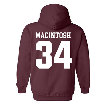 SIU Carbondale - NCAA Baseball : Jack MacIntosh - Classic Shersey Hooded Sweatshirt-1