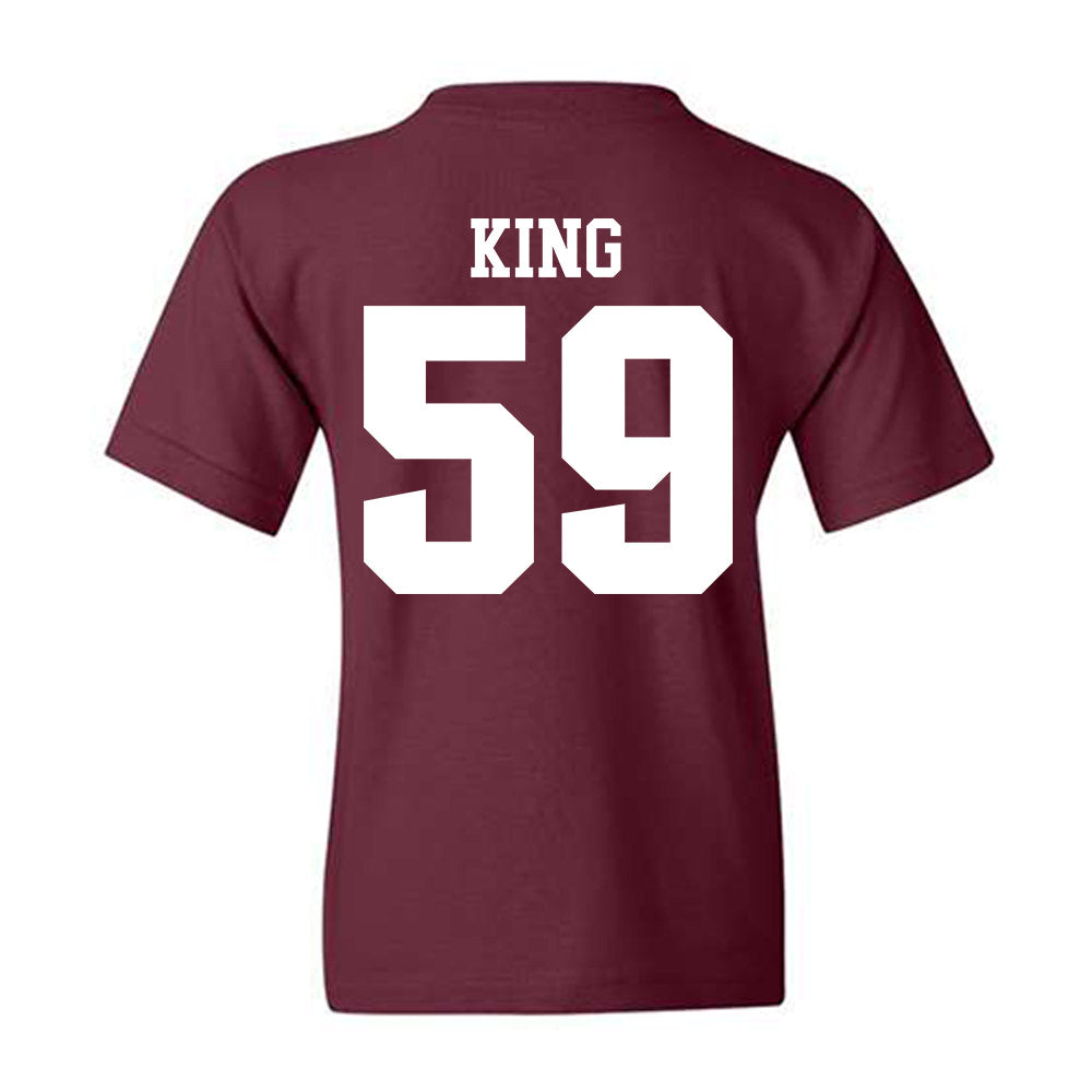 SIU Carbondale - NCAA Football : Brennan King - Classic Shersey Youth T-Shirt-1