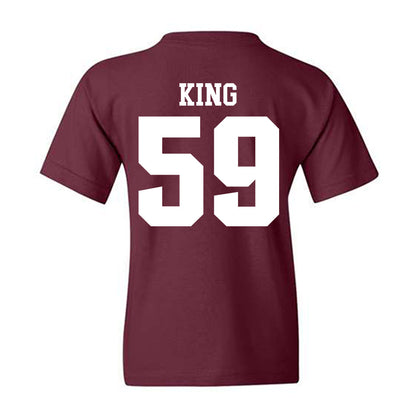 SIU Carbondale - NCAA Football : Brennan King - Classic Shersey Youth T-Shirt-1