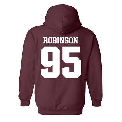 SIU Carbondale - NCAA Football : Caillou Robinson - Classic Shersey Hooded Sweatshirt-1