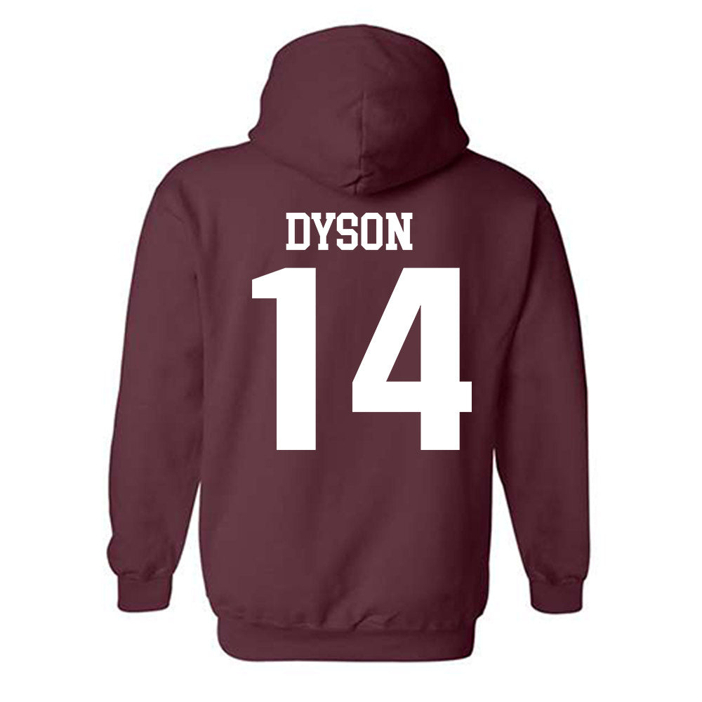 SIU Carbondale - NCAA Football : Traivon Dyson - Classic Shersey Hooded Sweatshirt-1