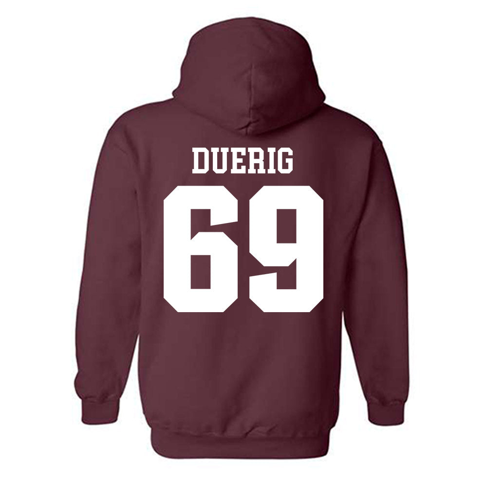 SIU Carbondale - NCAA Football : Aidan Duerig - Classic Shersey Hooded Sweatshirt-1