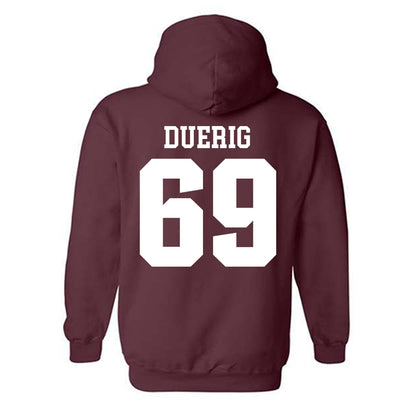 SIU Carbondale - NCAA Football : Aidan Duerig - Classic Shersey Hooded Sweatshirt-1