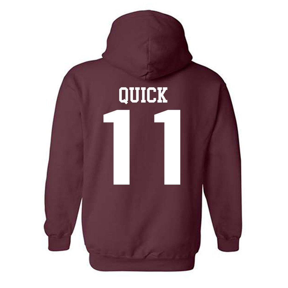 SIU Carbondale - NCAA Football : Markell Quick - Classic Shersey Hooded Sweatshirt-1