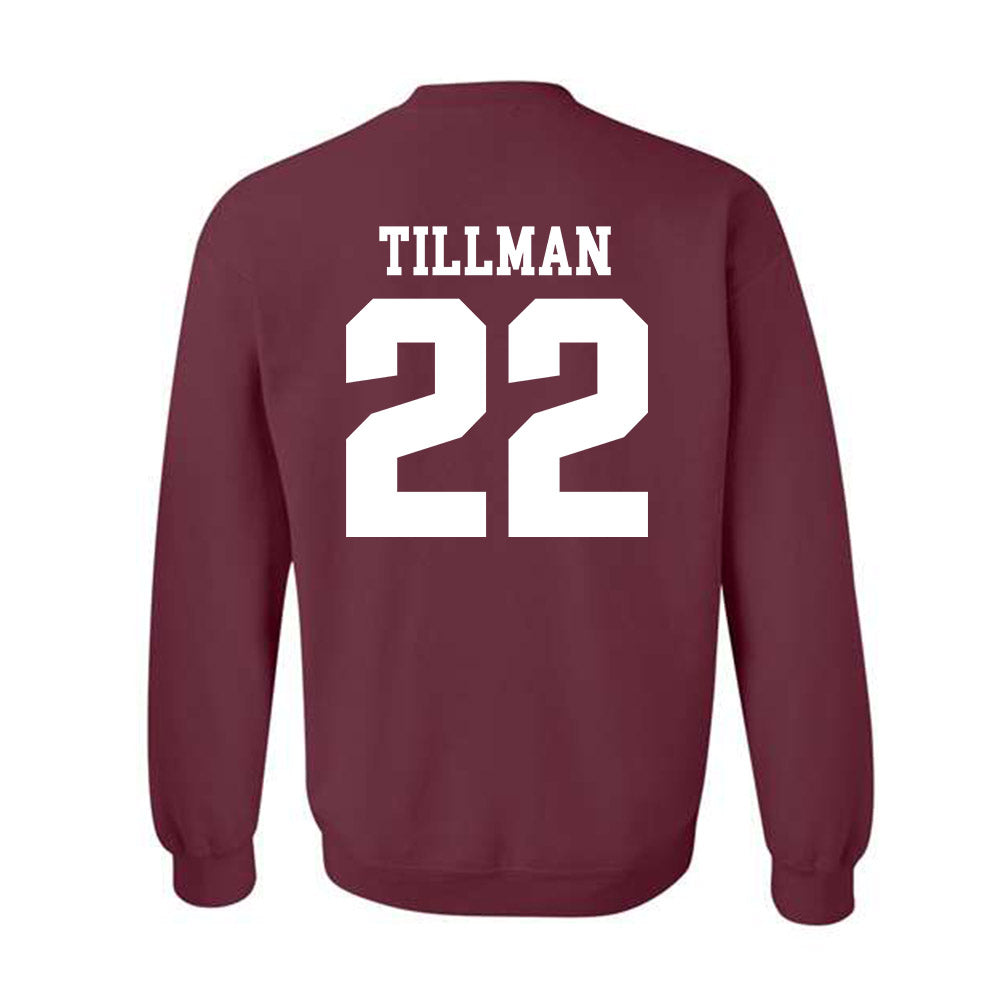 SIU Carbondale - NCAA Football : Joshua Tillman - Classic Shersey Crewneck Sweatshirt-1