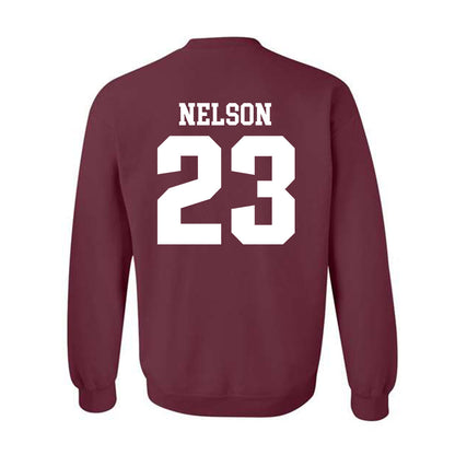 SIU Carbondale - NCAA Women's Basketball : Tkiyah Nelson - Classic Shersey Crewneck Sweatshirt-1