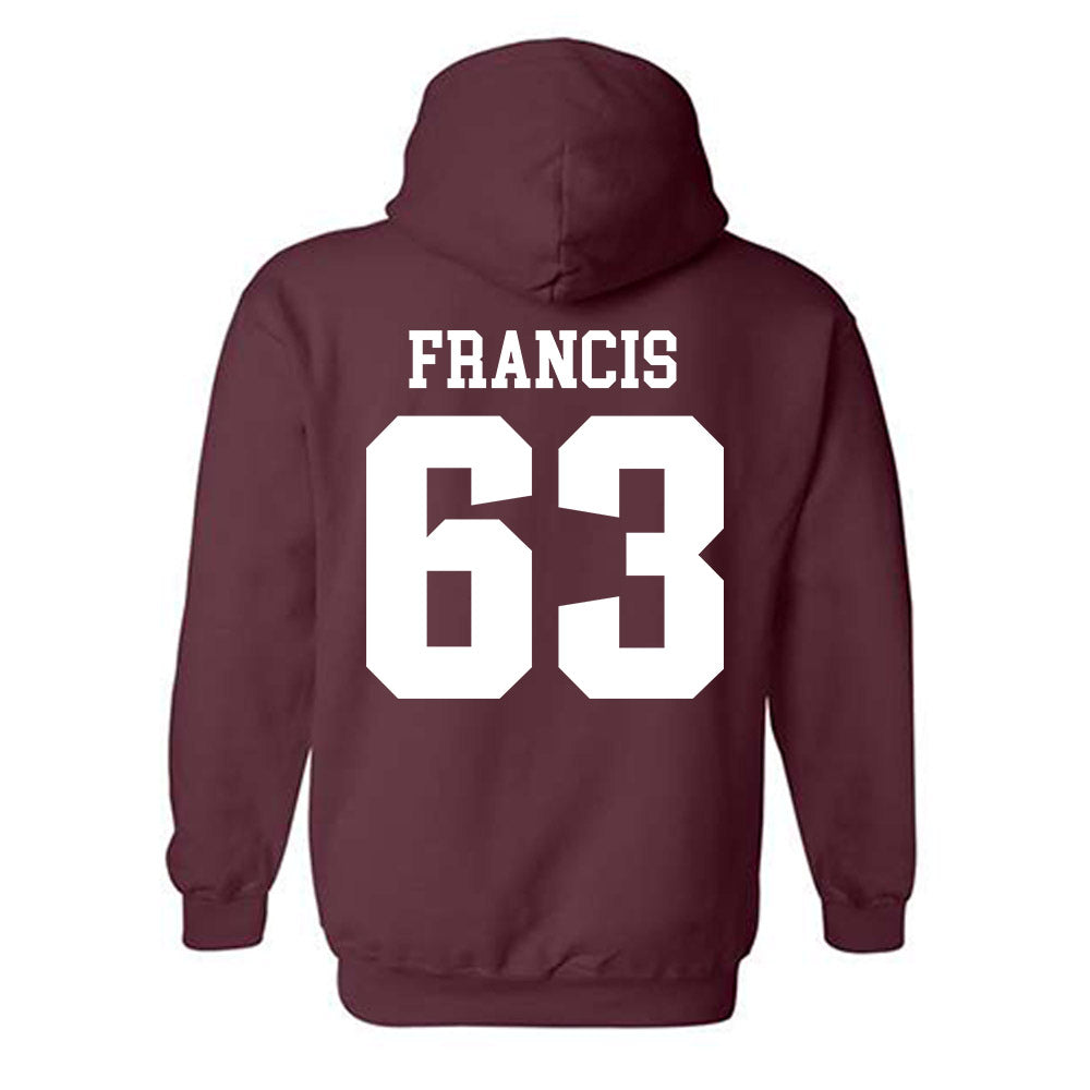 SIU Carbondale - NCAA Football : Kellen Francis - Classic Shersey Hooded Sweatshirt-1