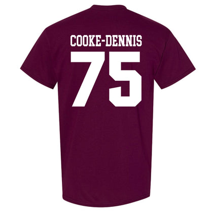 SIU Carbondale - NCAA Football : Tristan Cooke-Dennis - Classic Shersey T-Shirt-1