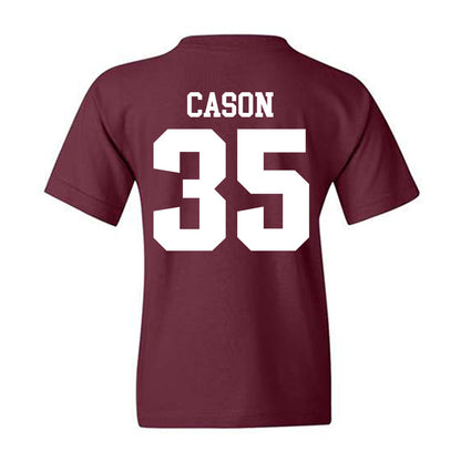SIU Carbondale - NCAA Football : Cameron Cason - Classic Shersey Youth T-Shirt-1