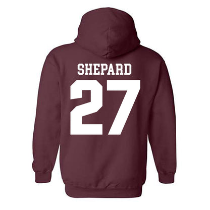 SIU Carbondale - NCAA Baseball : Troy Shepard - Classic Shersey Hooded Sweatshirt-1
