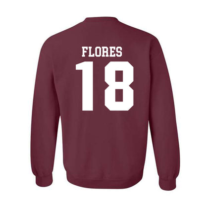 SIU Carbondale - NCAA Baseball : Jaden Flores - Classic Shersey Crewneck Sweatshirt-1