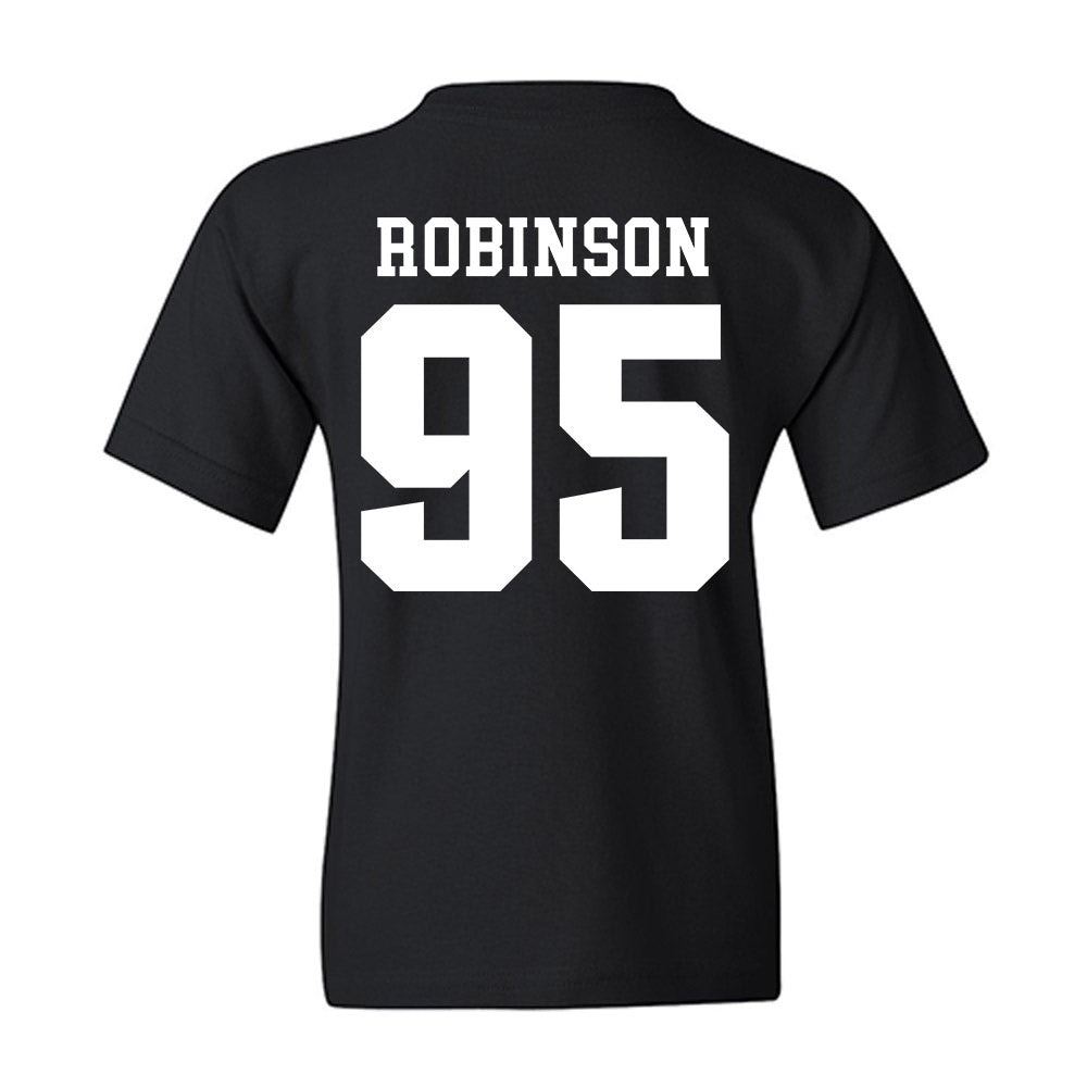 SIU Carbondale - NCAA Football : Caillou Robinson - Classic Shersey Youth T-Shirt-1