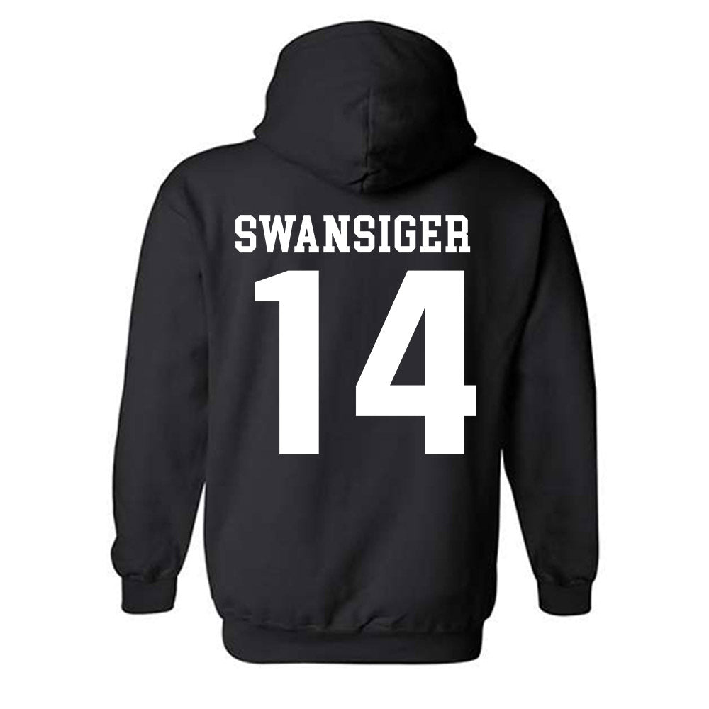 SIU Carbondale - NCAA Women's Volleyball : Ella Swansiger - Classic Shersey Hooded Sweatshirt-1