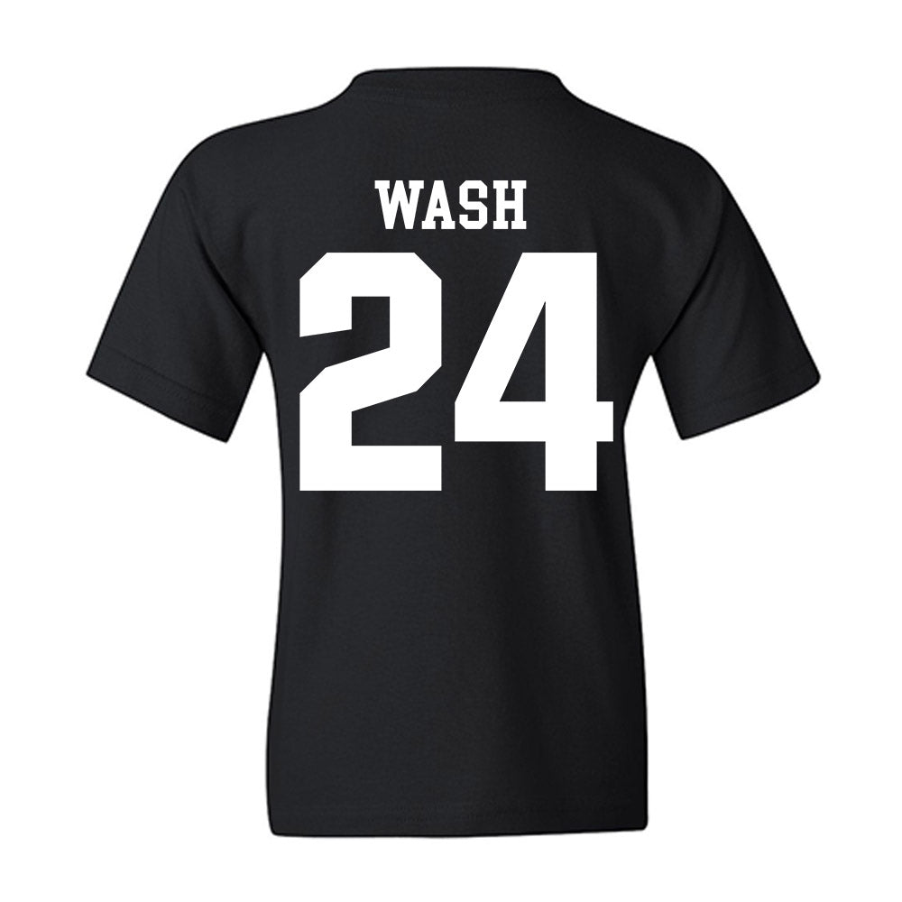 SIU Carbondale - NCAA Football : Lem Wash - Classic Shersey Youth T-Shirt-1
