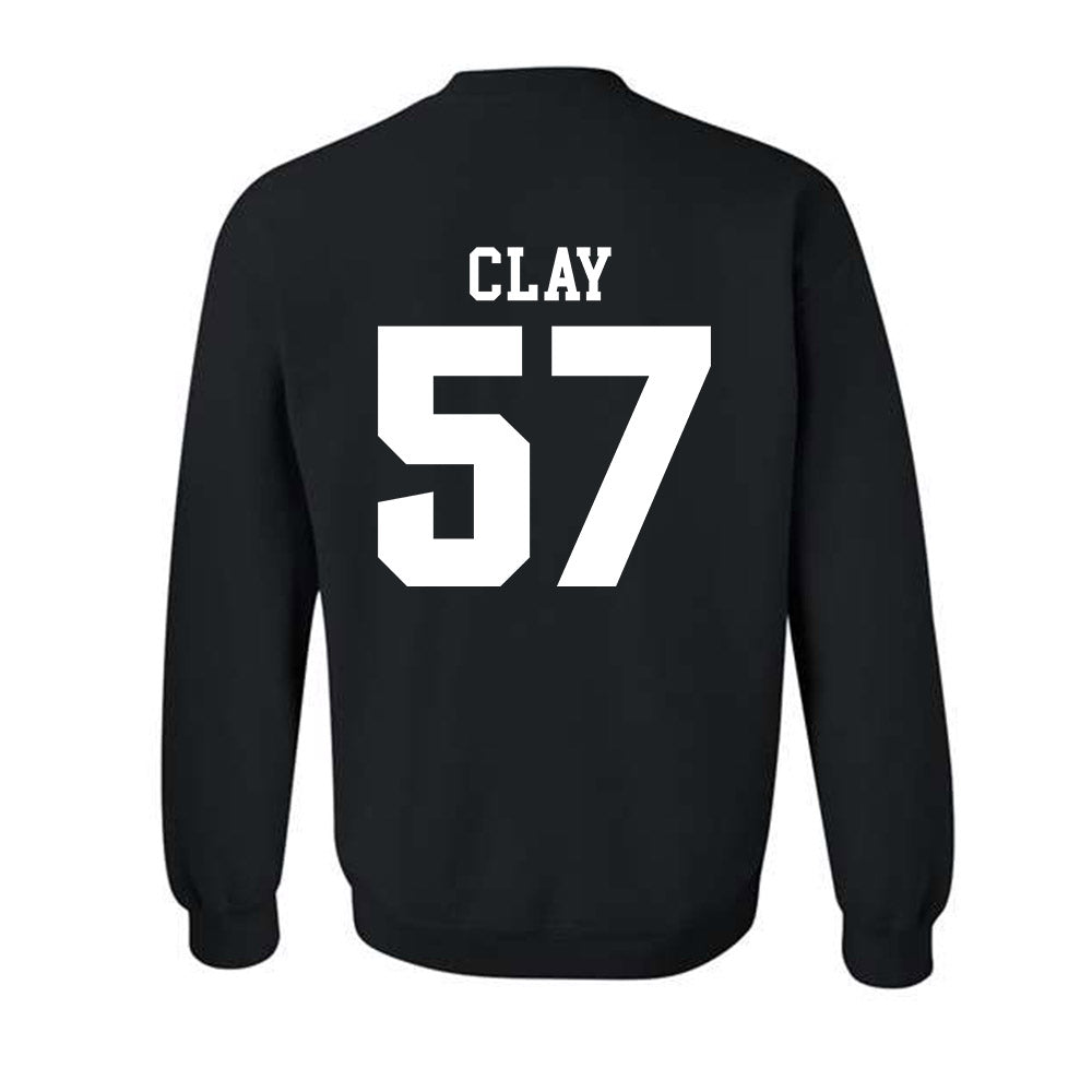 SIU Carbondale - NCAA Football : Kaden Clay - Classic Shersey Crewneck Sweatshirt-1