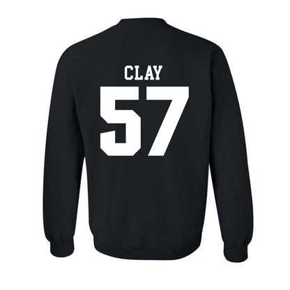SIU Carbondale - NCAA Football : Kaden Clay - Classic Shersey Crewneck Sweatshirt-1