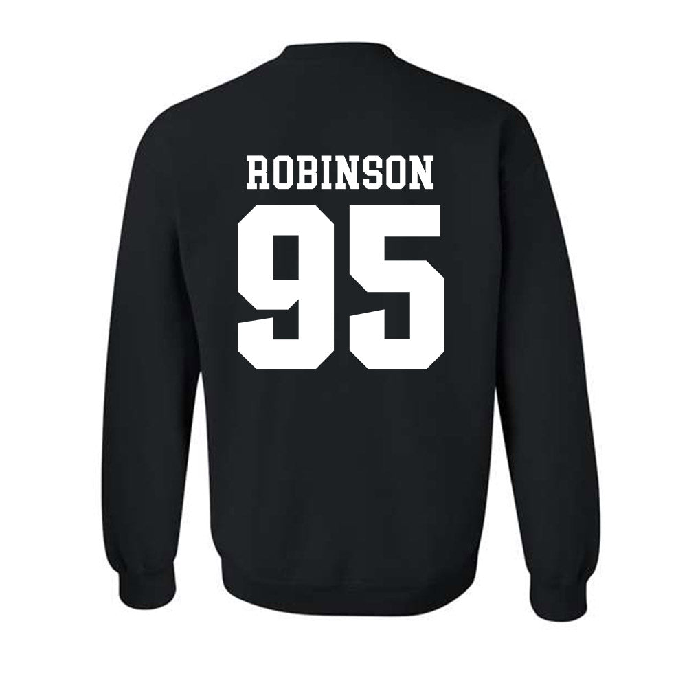 SIU Carbondale - NCAA Football : Caillou Robinson - Classic Shersey Crewneck Sweatshirt-1