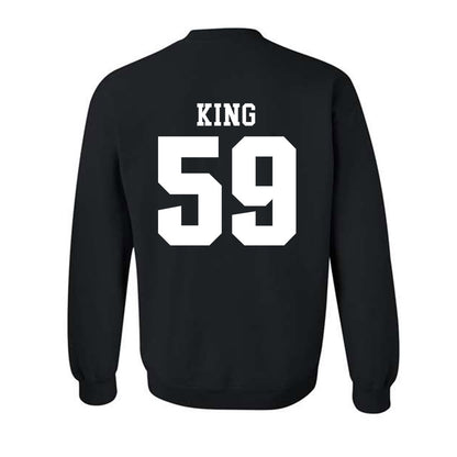 SIU Carbondale - NCAA Football : Brennan King - Classic Shersey Crewneck Sweatshirt-1