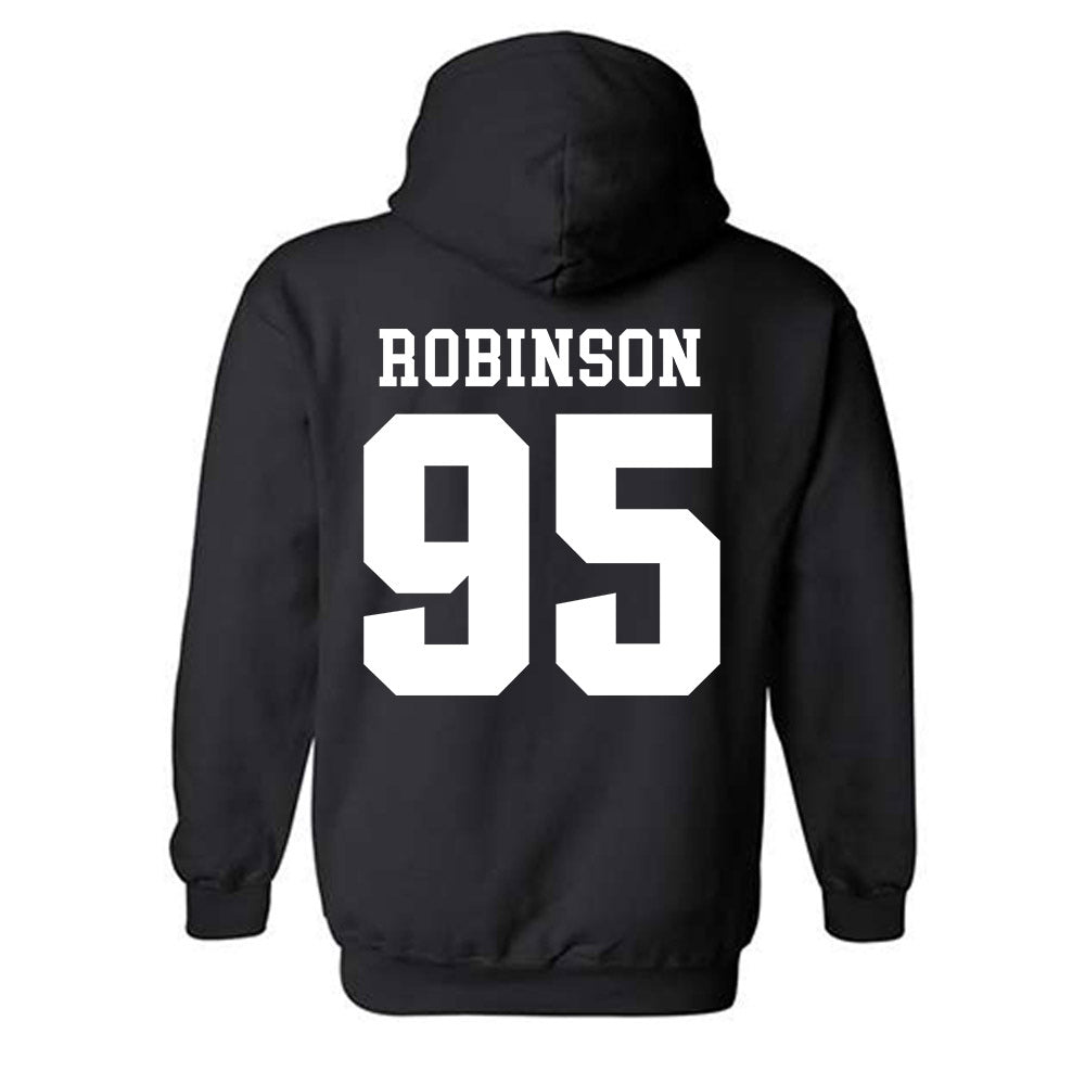 SIU Carbondale - NCAA Football : Caillou Robinson - Classic Shersey Hooded Sweatshirt-1