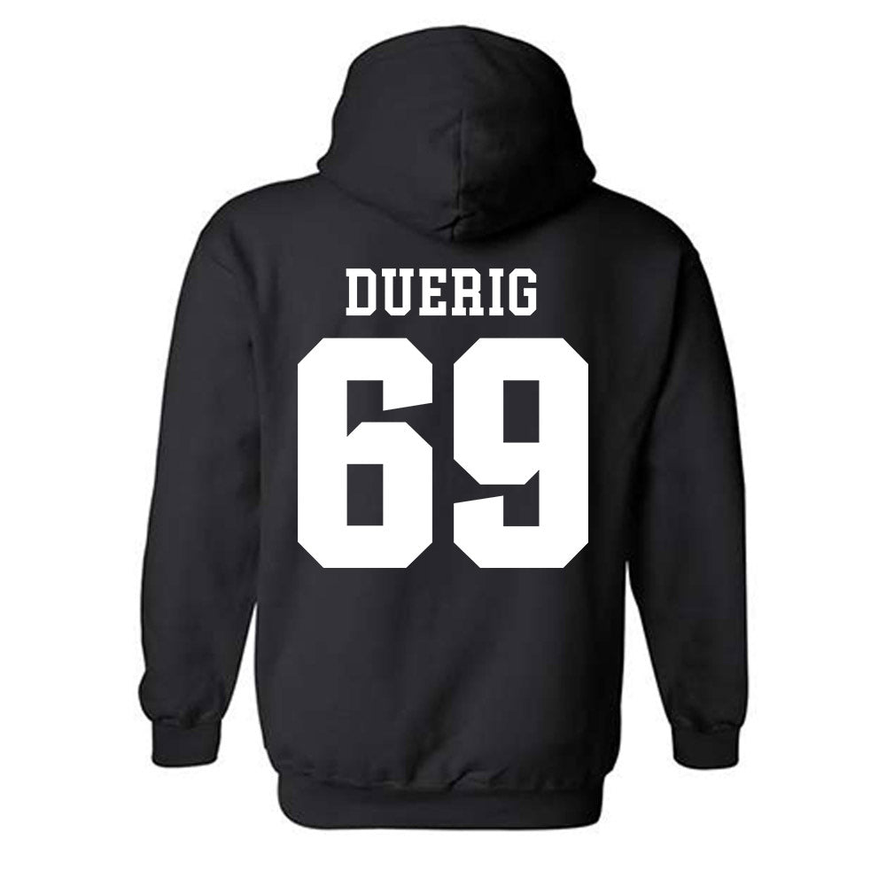SIU Carbondale - NCAA Football : Aidan Duerig - Classic Shersey Hooded Sweatshirt-1