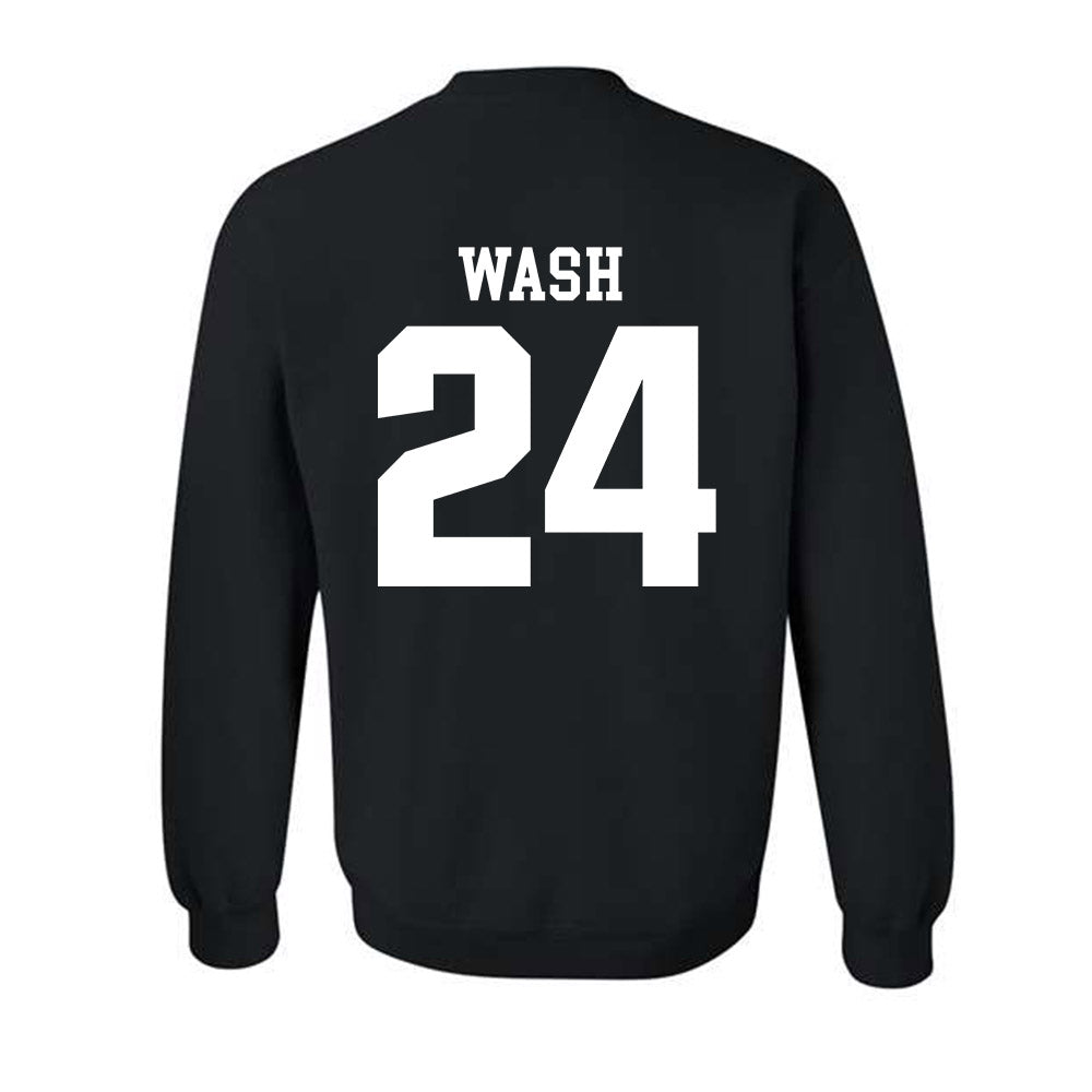 SIU Carbondale - NCAA Football : Lem Wash - Classic Shersey Crewneck Sweatshirt-1