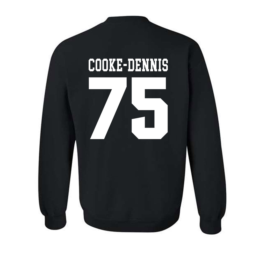 SIU Carbondale - NCAA Football : Tristan Cooke-Dennis - Classic Shersey Crewneck Sweatshirt-1
