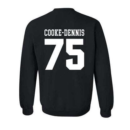 SIU Carbondale - NCAA Football : Tristan Cooke-Dennis - Classic Shersey Crewneck Sweatshirt-1