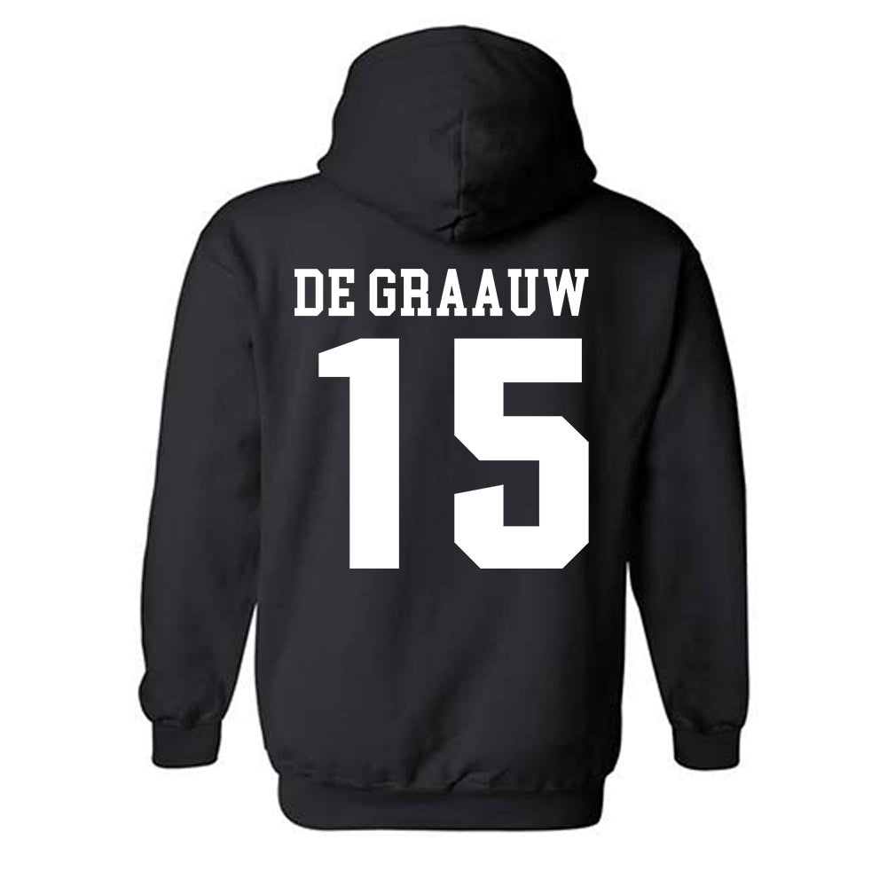 SIU Carbondale - NCAA Baseball : Gio De Graauw - Classic Shersey Hooded Sweatshirt-1