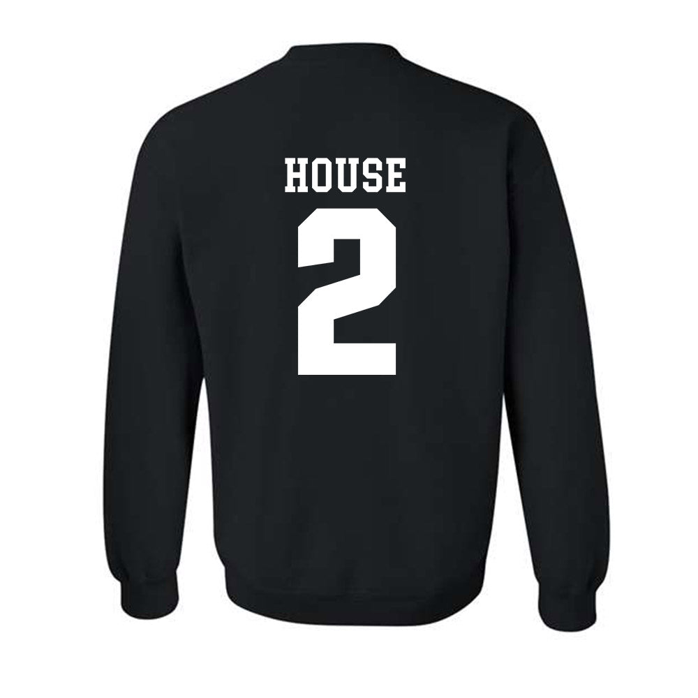 SIU Carbondale - NCAA Men's Basketball : Quelron House - Classic Shersey Crewneck Sweatshirt-1