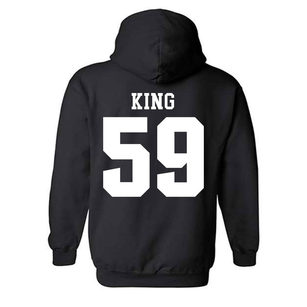 SIU Carbondale - NCAA Football : Brennan King - Classic Shersey Hooded Sweatshirt-1