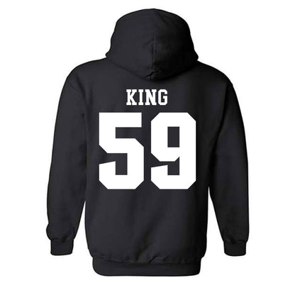 SIU Carbondale - NCAA Football : Brennan King - Classic Shersey Hooded Sweatshirt-1