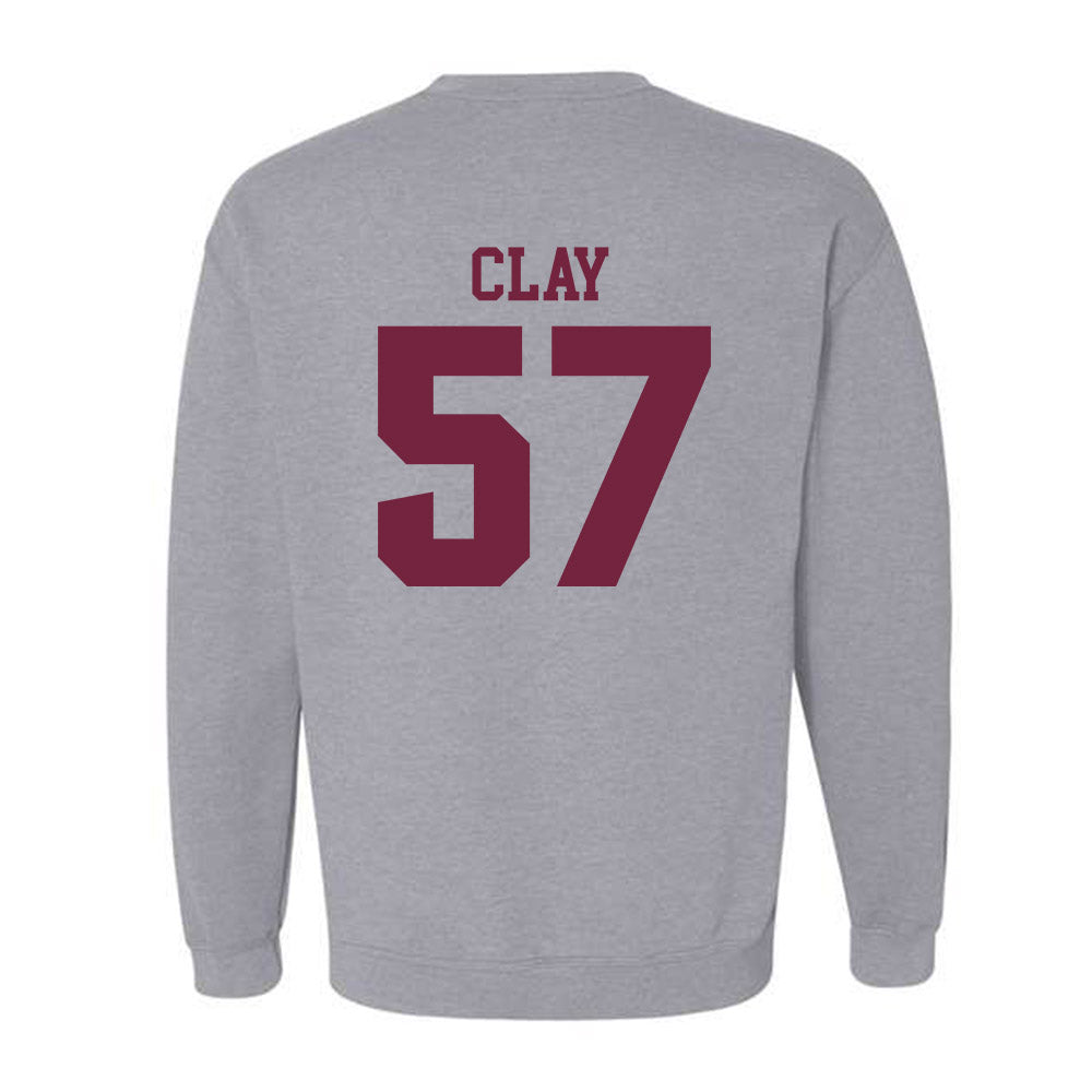 SIU Carbondale - NCAA Football : Kaden Clay - Classic Shersey Crewneck Sweatshirt-1