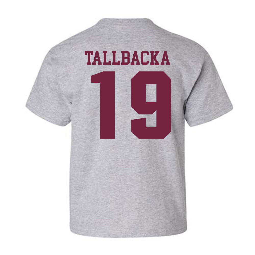 SIU Carbondale - NCAA Women's Soccer : Katelyn Tallbacka - Classic Shersey Youth T-Shirt-1