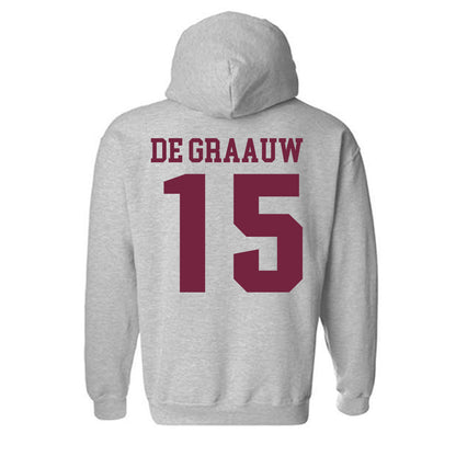 SIU Carbondale - NCAA Baseball : Gio De Graauw - Classic Shersey Hooded Sweatshirt-1