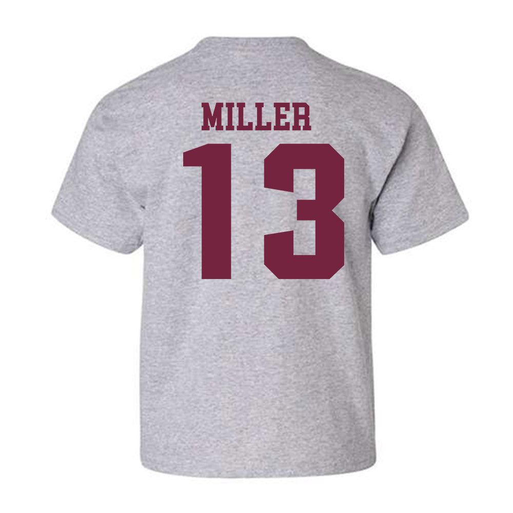 SIU Carbondale - NCAA Football : Camron Miller - Classic Shersey Youth T-Shirt-1