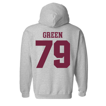 SIU Carbondale - NCAA Football : Donte Green - Classic Shersey Hooded Sweatshirt-1