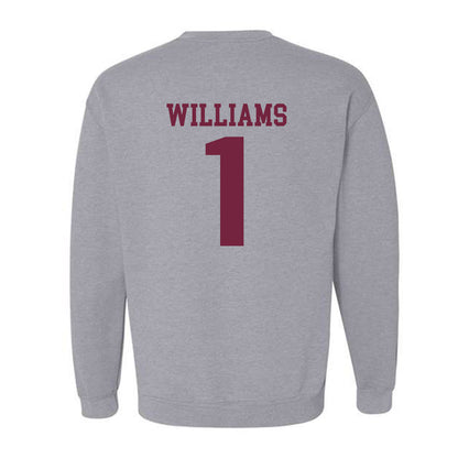 SIU Carbondale - NCAA Football : DJ Williams - Classic Shersey Crewneck Sweatshirt-1