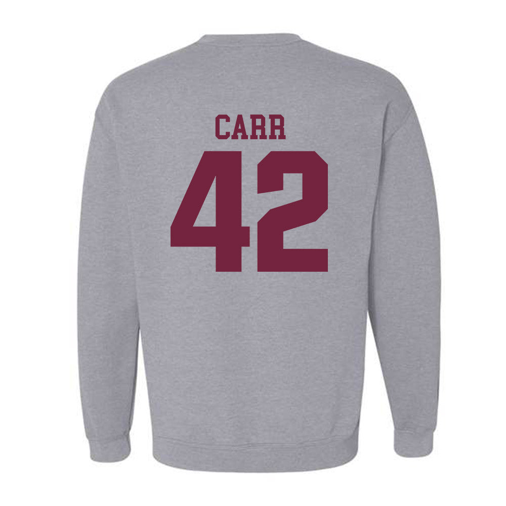 SIU Carbondale - NCAA Football : Patrick Carr - Classic Shersey Crewneck Sweatshirt-1