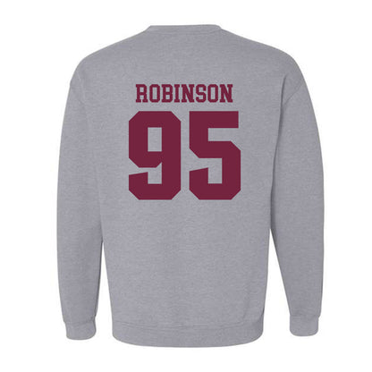 SIU Carbondale - NCAA Football : Caillou Robinson - Classic Shersey Crewneck Sweatshirt-1