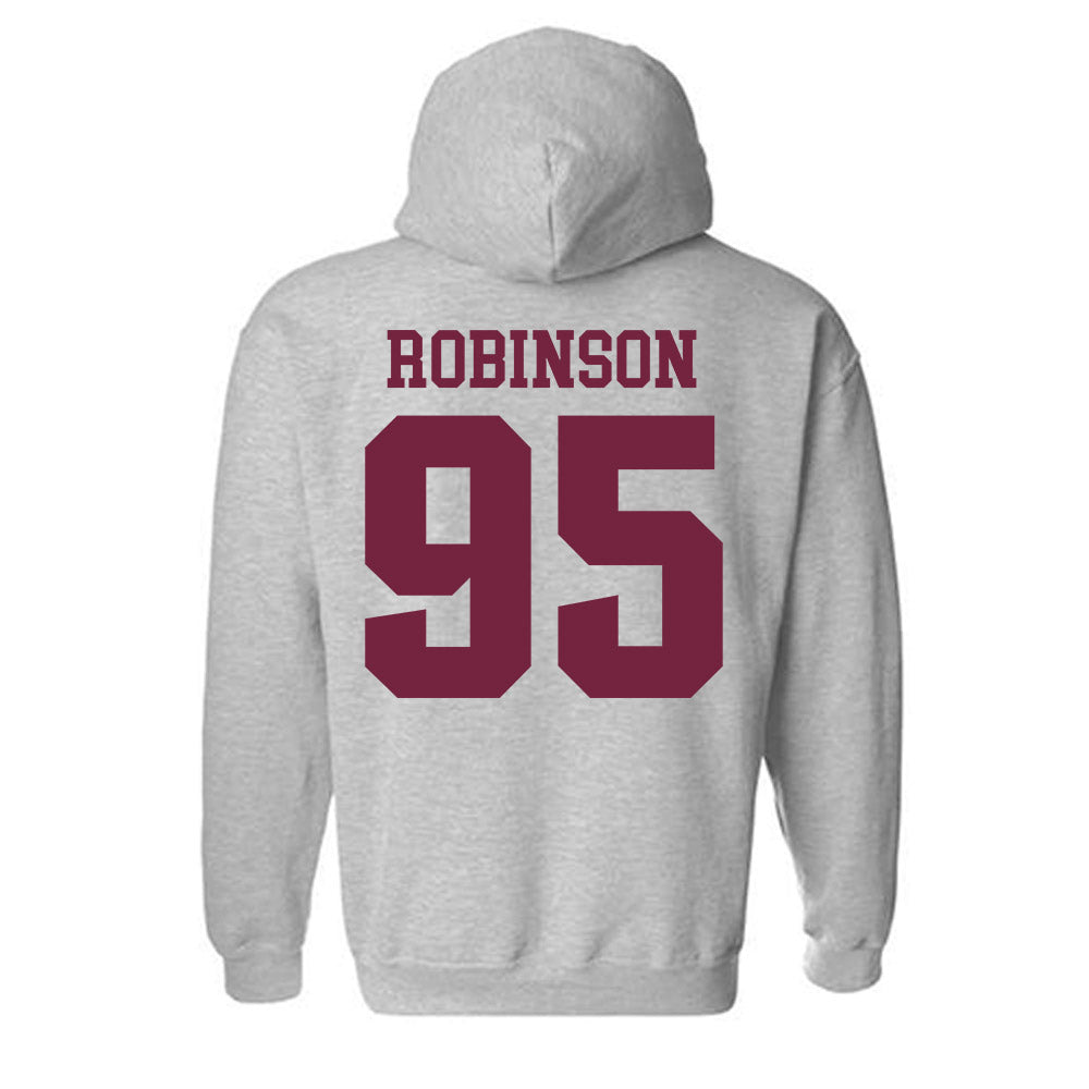 SIU Carbondale - NCAA Football : Caillou Robinson - Classic Shersey Hooded Sweatshirt-1