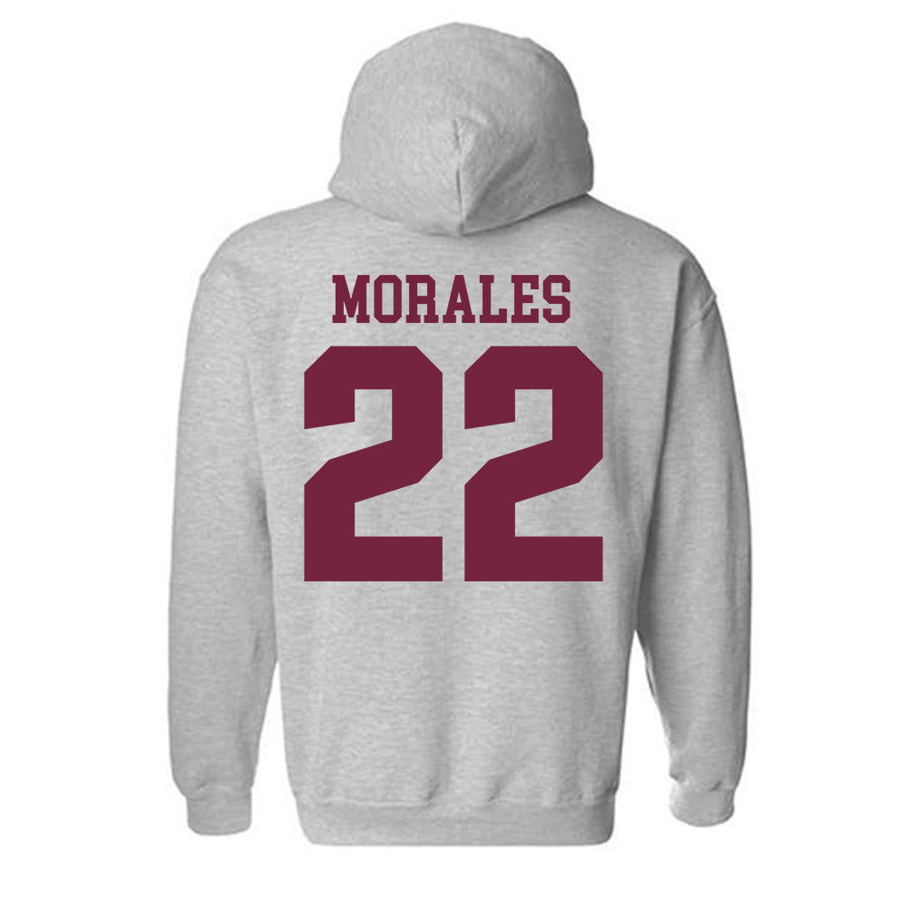 SIU Carbondale - NCAA Women's Basketball : Carmen Morales - Classic Shersey Hooded Sweatshirt-1