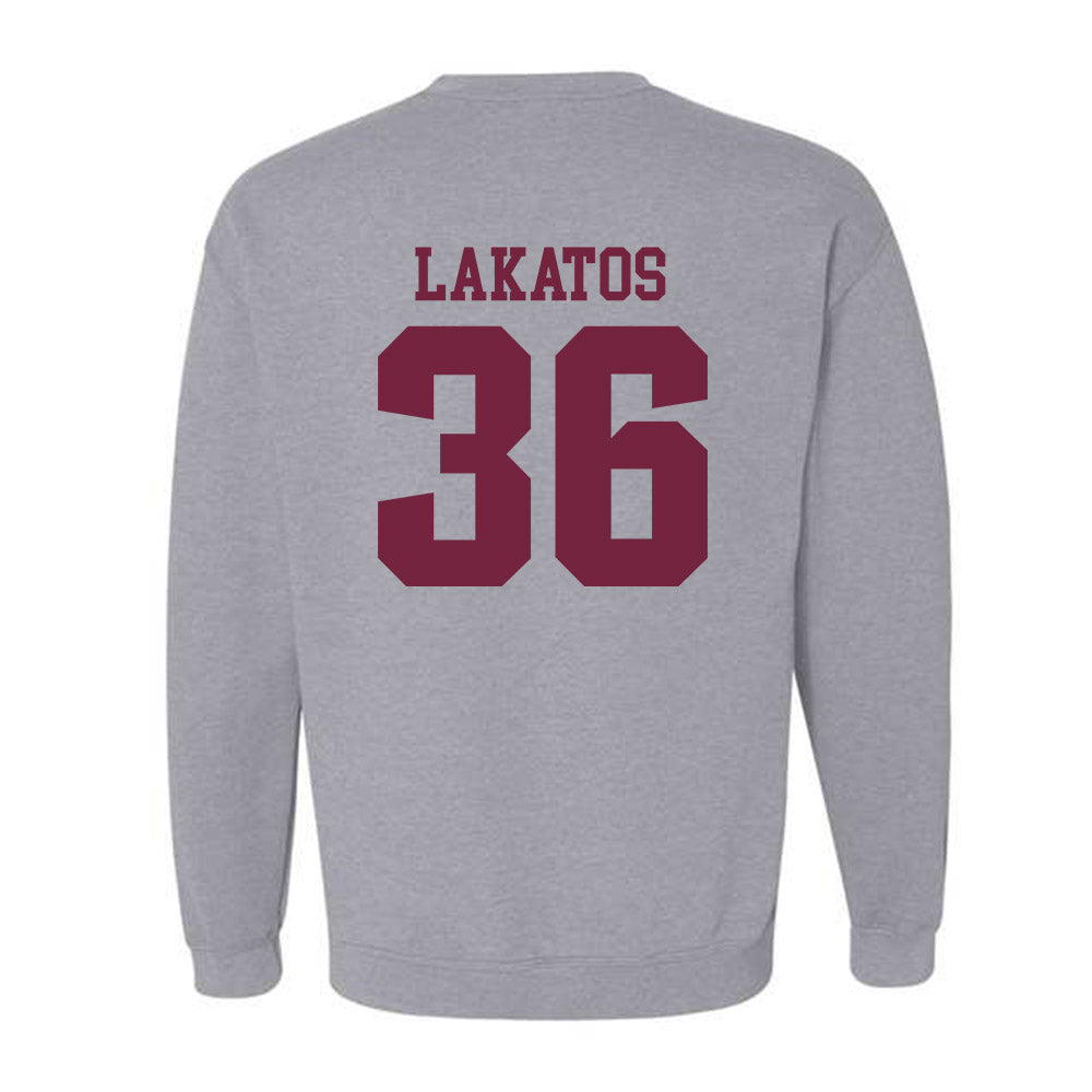 SIU Carbondale - NCAA Football : Clayton Lakatos - Classic Shersey Crewneck Sweatshirt-1