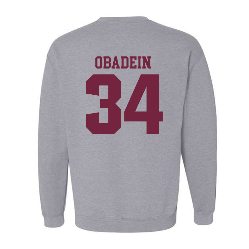 SIU Carbondale - NCAA Football : David Obadein - Classic Shersey Crewneck Sweatshirt-1